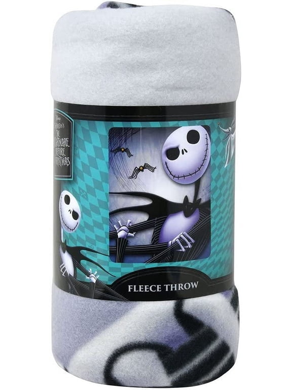 Jack Skellington Throw Blanket Nightmare Before Christmas 45" x 60" Kids