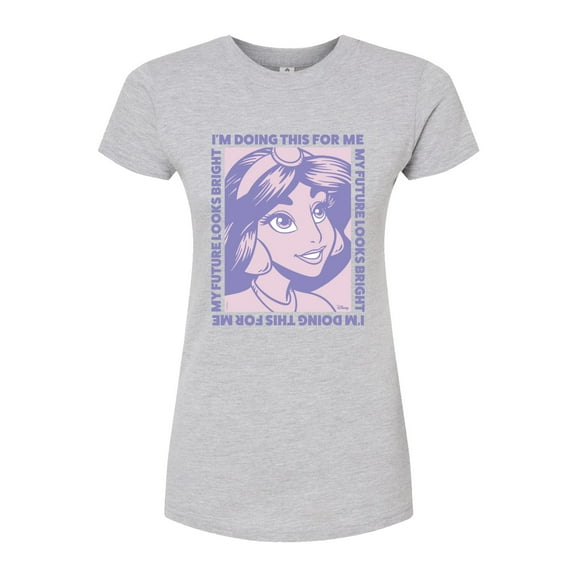 Disney - Jasmine Inspirational Quotes - Juniors Fitted Graphic T-Shirt