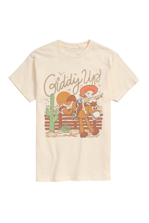 - Jessie Bullseye Giddy Up - Men's Short Sleeve Graphic T-Shirt