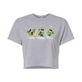 thumbnail image 1 of Disney - Jolly Happy Merry - Juniors Cropped Cotton Blend T-Shirt, 1 of 5