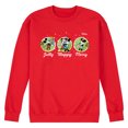 thumbnail image 1 of Disney - Jolly Happy Merry Mickey And Minnie - Men's Crew Fleece Sweatshirt Sweatshirt, 1 of 5