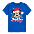 thumbnail image 1 of Disney - Jolly Mickey Christmas - Toddler & Youth Short Sleeve Graphic T-Shirt, 1 of 4
