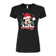 thumbnail image 1 of Disney - Jolly Mickey - Juniors Fitted Graphic T-Shirt, 1 of 5