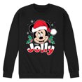 thumbnail image 1 of Disney - Jolly Mickey - Men's Crew Fleece Sweatshirt Sweatshirt, 1 of 5