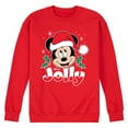 thumbnail image 1 of Disney - Jolly Mickey - Men's Crew Fleece Sweatshirt Sweatshirt, 1 of 5