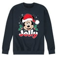 thumbnail image 1 of Disney - Jolly Mickey - Men's Crew Fleece Sweatshirt Sweatshirt, 1 of 5