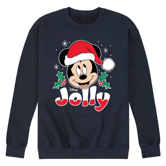 Disney - Jolly Mickey - Men's Crew Fleece Sweatshirt Sweatshirt