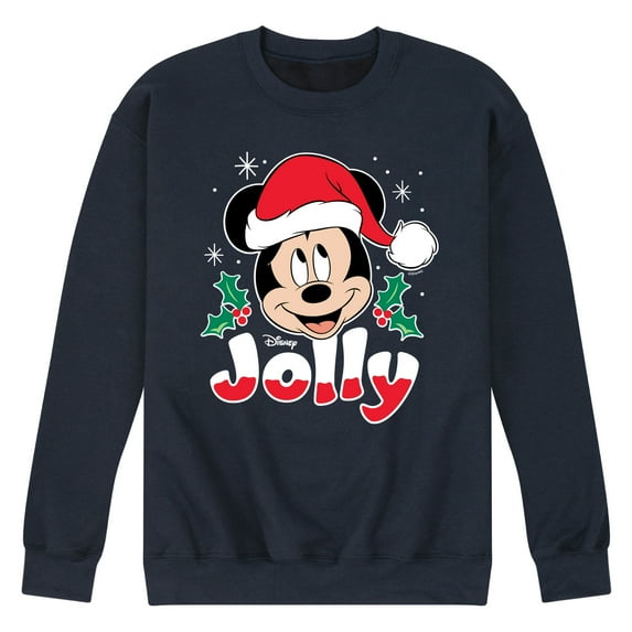 Disney - Jolly Mickey - Men's Crew Fleece Sweatshirt Sweatshirt