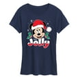 thumbnail image 1 of Disney - Jolly Mickey - Women's Short Sleeve Graphic T-Shirt, 1 of 5