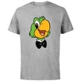 thumbnail image 1 of Disney José Carioca Three Caballeros Trip Matching Big Face - Short Sleeve Cotton T-Shirt for Adults - Customized-Athletic Heather, 1 of 5