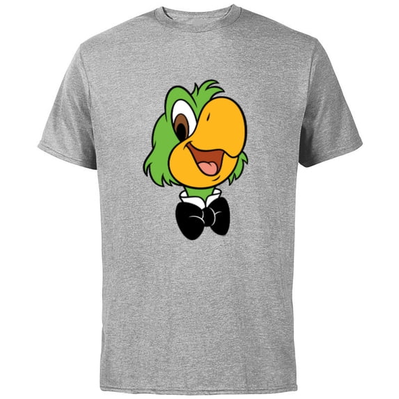 Disney José Carioca Three Caballeros Trip Matching Big Face - Short Sleeve Cotton T-Shirt for Adults - Customized-Athletic Heather