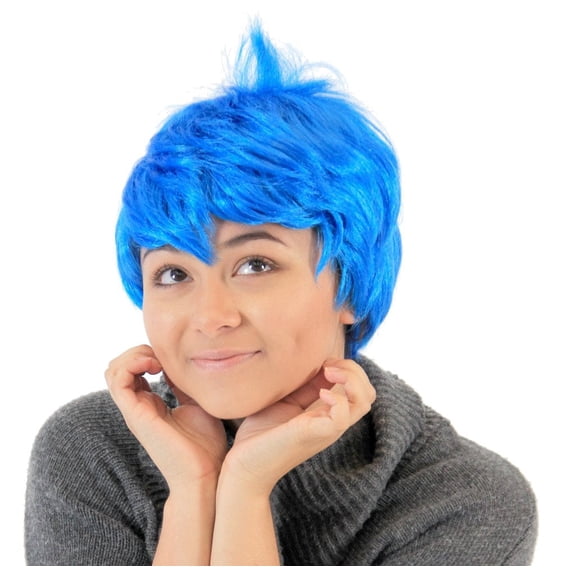 Disney Joy Inside Out Blue Costume Wig