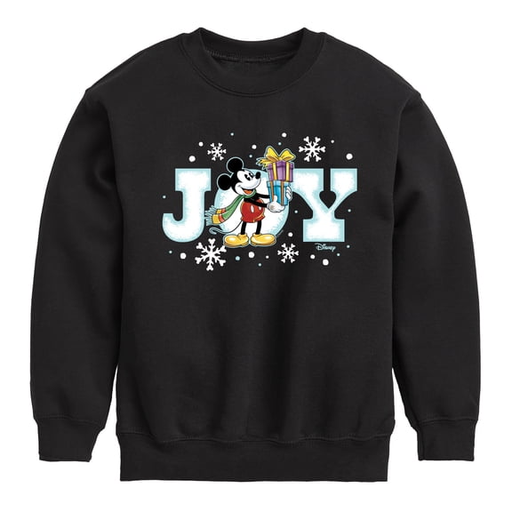 Disney - Joy Mickey - Youth Crew Fleece Sweatshirt