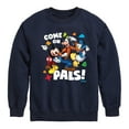thumbnail image 1 of Disney Jr - Come On Pals - Toddler & Youth Crewneck Fleece Sweatshirt, 1 of 5