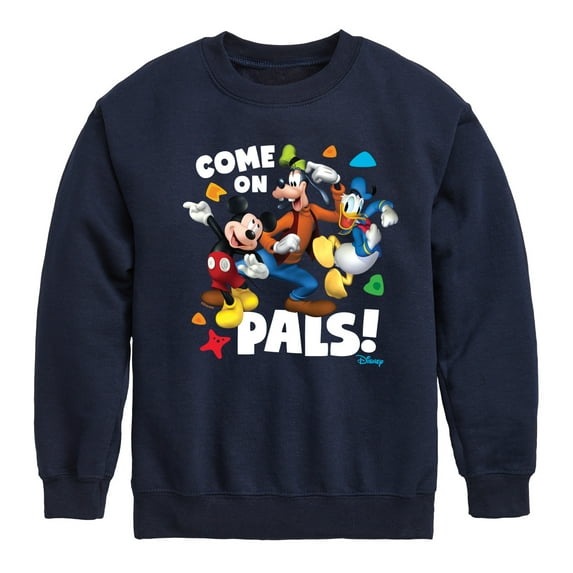 Disney Jr - Come On Pals - Toddler & Youth Crewneck Fleece Sweatshirt