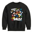 thumbnail image 1 of Disney Jr - Come On Pals - Toddler & Youth Crewneck Fleece Sweatshirt, 1 of 5