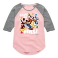 thumbnail image 1 of Disney Jr - Come On Pals  - Toddler & Youth Girls Raglan Graphic T-Shirt, 1 of 5