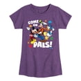 thumbnail image 1 of Disney Jr - Come On Pals  - Toddler & Youth Girls Short Sleeve Graphic T-Shirt, 1 of 5