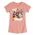 thumbnail image 1 of Disney Jr - Come On Pals  - Toddler & Youth Girls Short Sleeve Graphic T-Shirt, 1 of 5