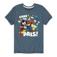 thumbnail image 1 of Disney Jr - Come On Pals - Toddler & Youth Short Sleeve Graphic T-Shirt, 1 of 5