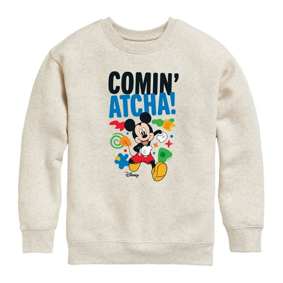 Disney Jr - Comin' Atcha - Toddler & Youth Crewneck Fleece Sweatshirt