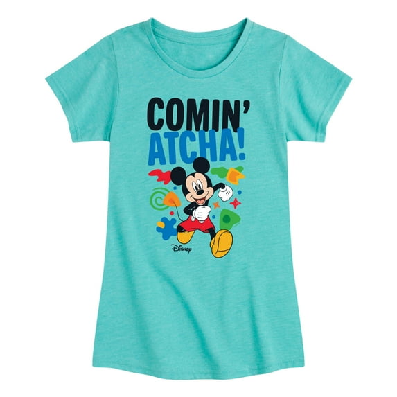 Disney Jr - Comin' Atcha - Toddler & Youth Girls Short Sleeve Graphic T-Shirt