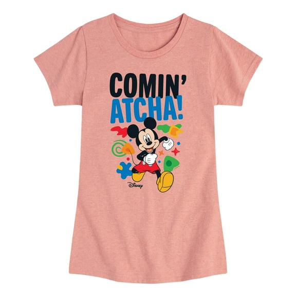 Disney Jr - Comin' Atcha  - Toddler & Youth Girls Short Sleeve Graphic T-Shirt