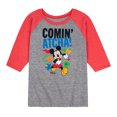 thumbnail image 1 of Disney Jr - Comin' Atcha - Toddler & Youth Raglan Graphic T-Shirt, 1 of 6
