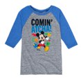 thumbnail image 1 of Disney Jr - Comin' Atcha - Toddler & Youth Raglan Graphic T-Shirt, 1 of 4