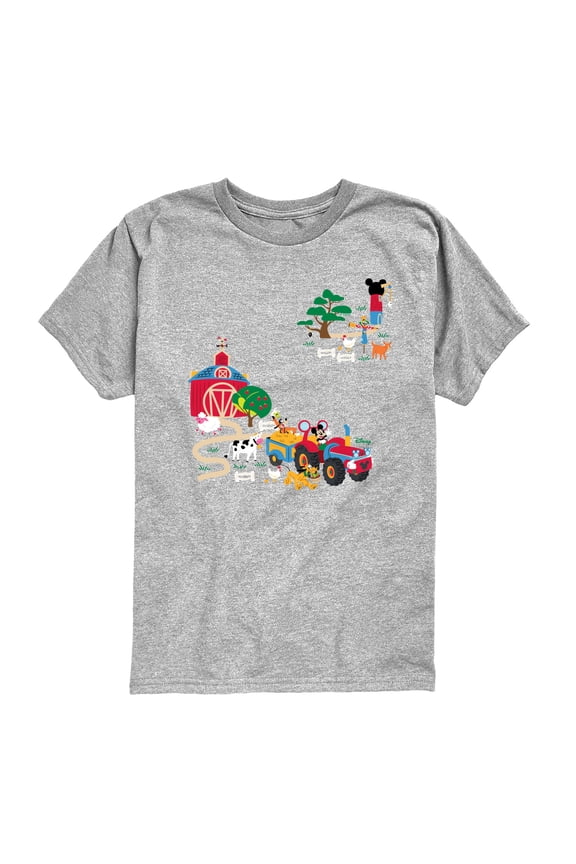 Disney Jr - Farm Icons - Youth Boys Short Sleeve Graphic T-Shirt
