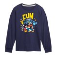 thumbnail image 1 of Disney Jr - Fun Starts Here - Toddler & Youth Long Sleeve Graphic T-Shirt, 1 of 5