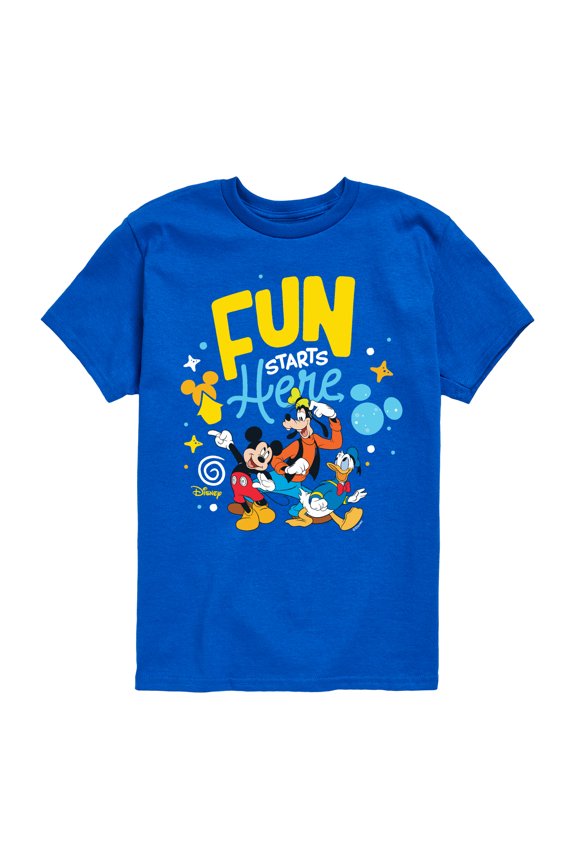 Jr - Fun Starts Here - Toddler & Youth Short Sleeve Graphic T-Shirt