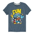 thumbnail image 1 of Disney Jr - Fun Starts Here - Toddler & Youth Short Sleeve Graphic T-Shirt, 1 of 5