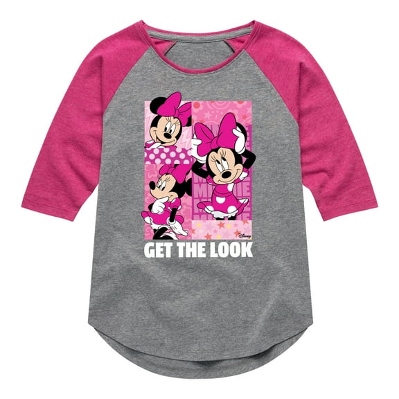 Disney Jr. - Get The Look - Girls Shirt Tail Raglan