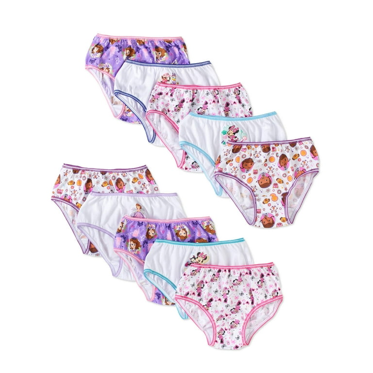 Disney Princess, Girls Underwear, 7+1 Bonus Pack Panties (Little Girls &  Big Girls) 