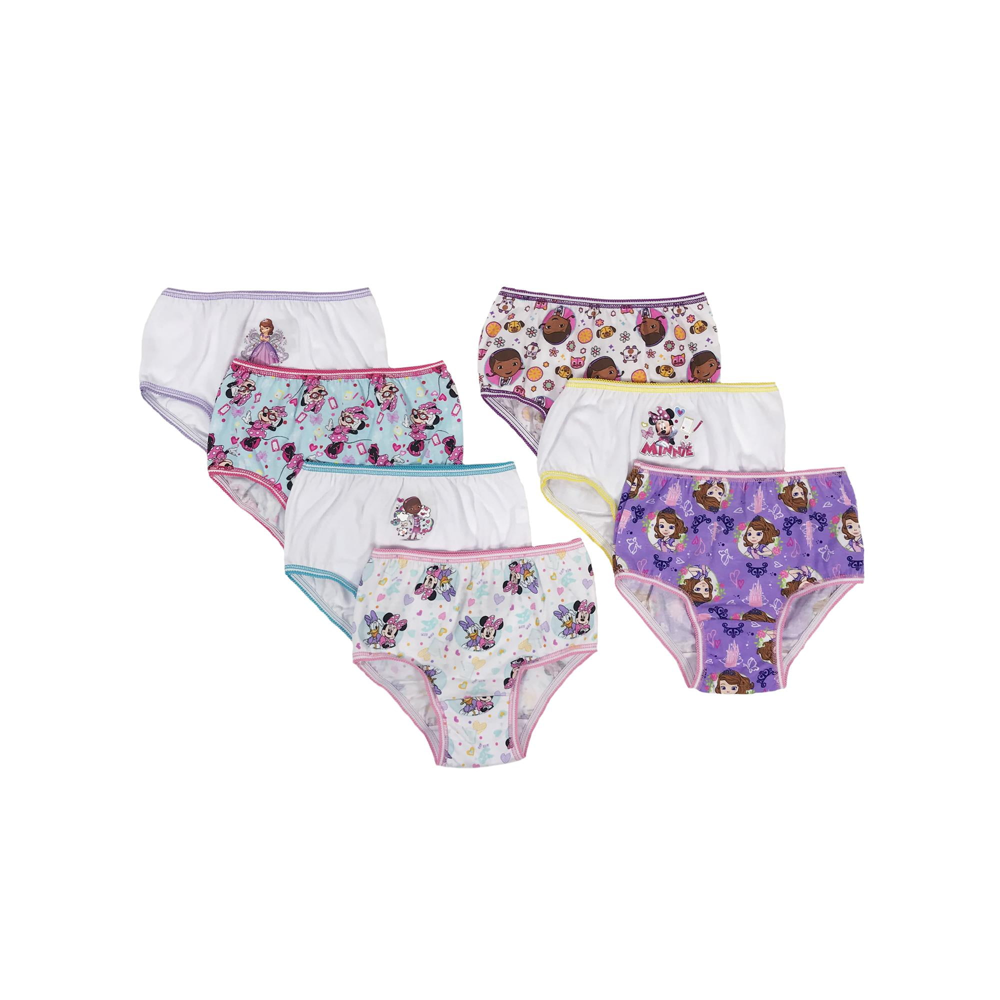 Cotton Underwear Multi-Color Colorful Cute Pattern Super Softy Briefs  Little Girls Princess 4-10T 