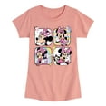 thumbnail image 1 of Disney Jr. - Grid Doodle Minnie Mouse - Girls Fitted Short Sleeve Tee, 1 of 5