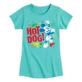 thumbnail image 1 of Disney Jr - Hot Dog Mickey  - Toddler & Youth Girls Short Sleeve Graphic T-Shirt, 1 of 5