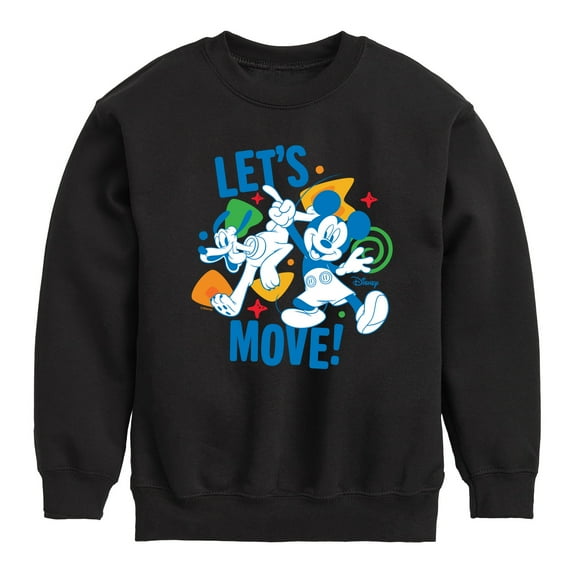 Disney Jr - Lets Move - Toddler & Youth Crewneck Fleece Sweatshirt