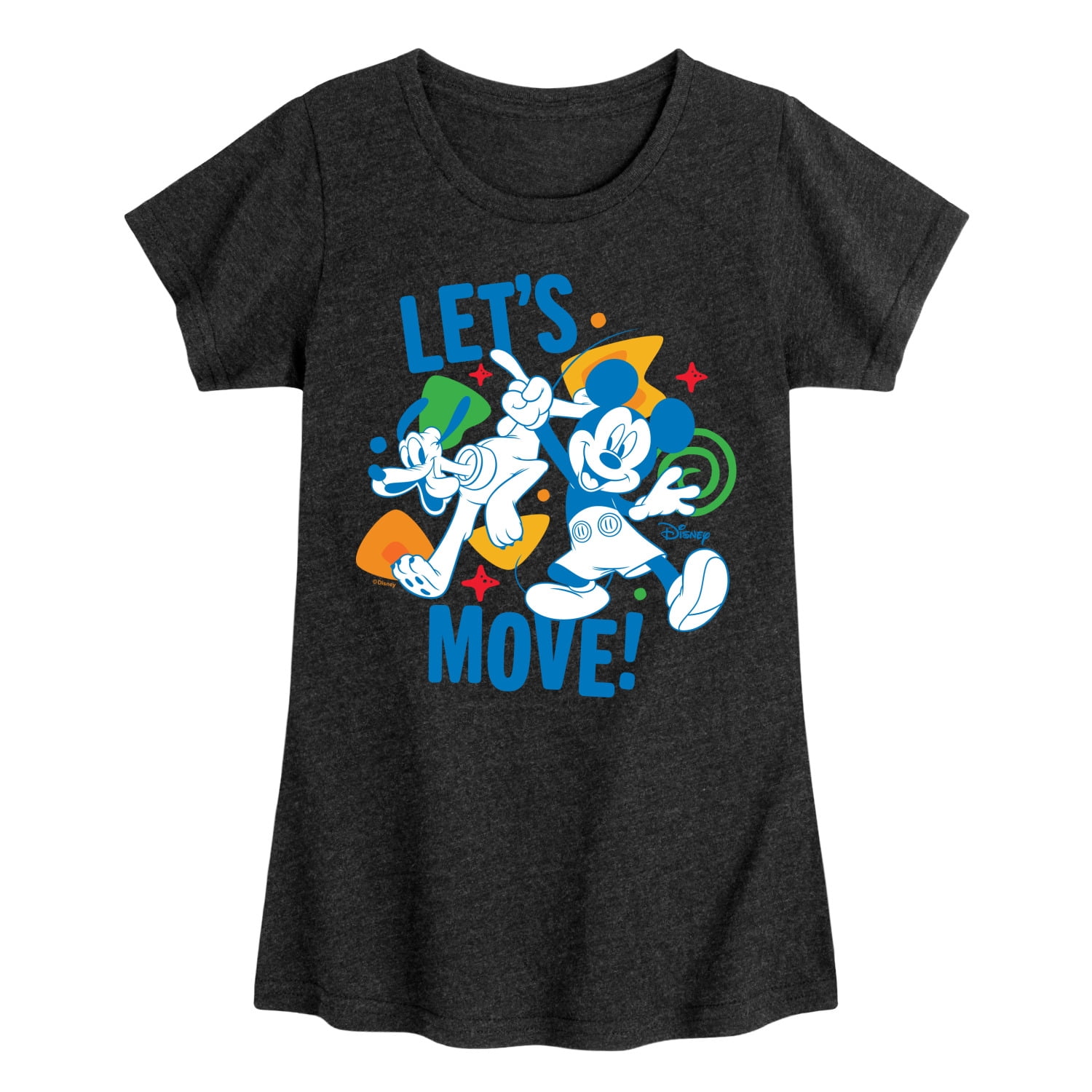 Disney Jr - Lets Move - Toddler & Youth Girls Short Sleeve Graphic T ...