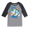 thumbnail image 1 of Disney Jr - Lets Move - Toddler & Youth Raglan Graphic T-Shirt, 1 of 4