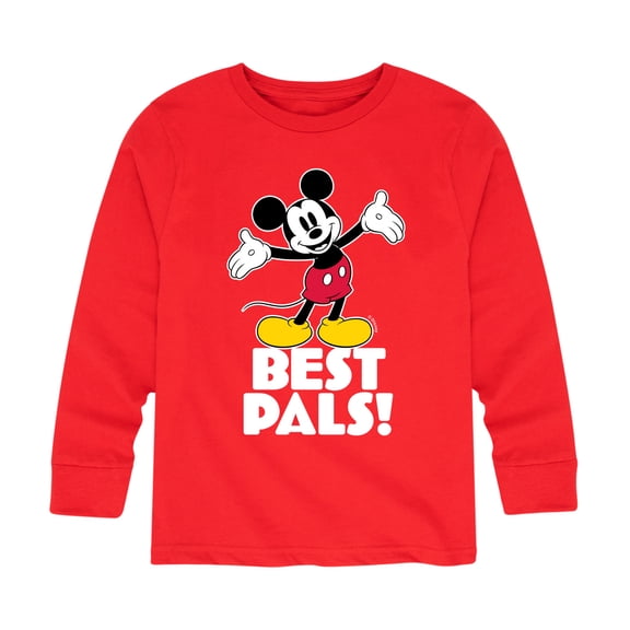 Disney Jr. Mickey & Friends - Best Pals Mickey - Youth Long Sleeve Graphic T-Shirt