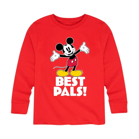 Disney Jr. Mickey & Friends - Best Pals Mickey - Youth Long Sleeve Graphic T-Shirt