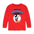 thumbnail image 1 of Disney Jr. Mickey & Friends - Member Of The Brother Club - Youth Long Sleeve Graphic T-Shirt, 1 of 5