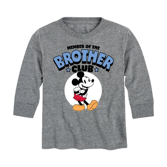 Disney Jr. Mickey & Friends - Member Of The Brother Club - Youth Long Sleeve Graphic T-Shirt