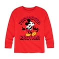 thumbnail image 1 of Disney Jr. Mickey & Friends - Promoted Big Brother - Youth Long Sleeve Graphic T-Shirt, 1 of 5