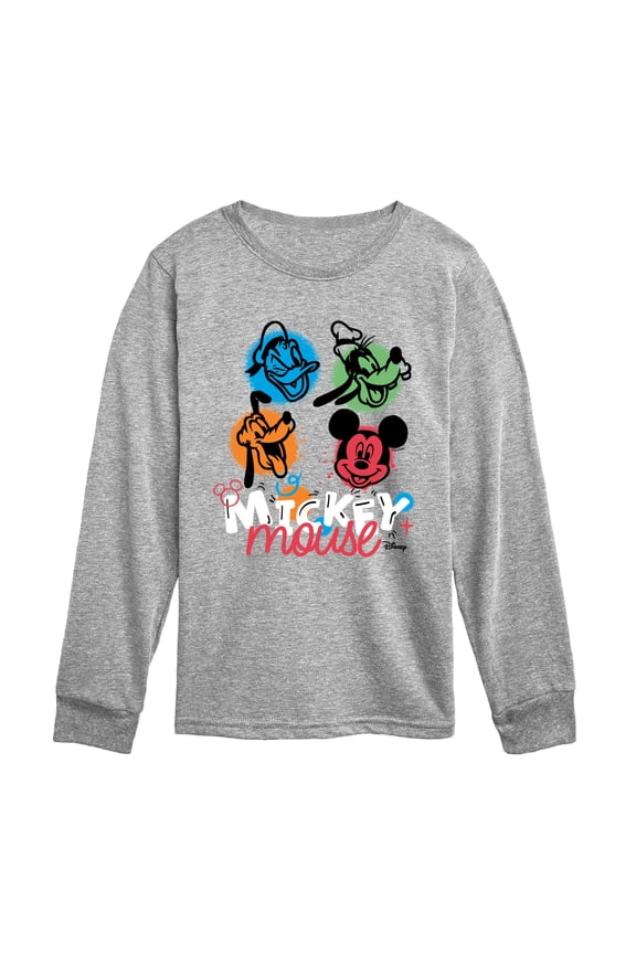 Disney Jr - Mickey Mouse Clubhouse Group Long Sleeve Graphic T-Shirt