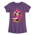 thumbnail image 1 of Disney Jr. - Minnie Pink Graphic - Girls Fitted Short Sleeve Tee, 1 of 5