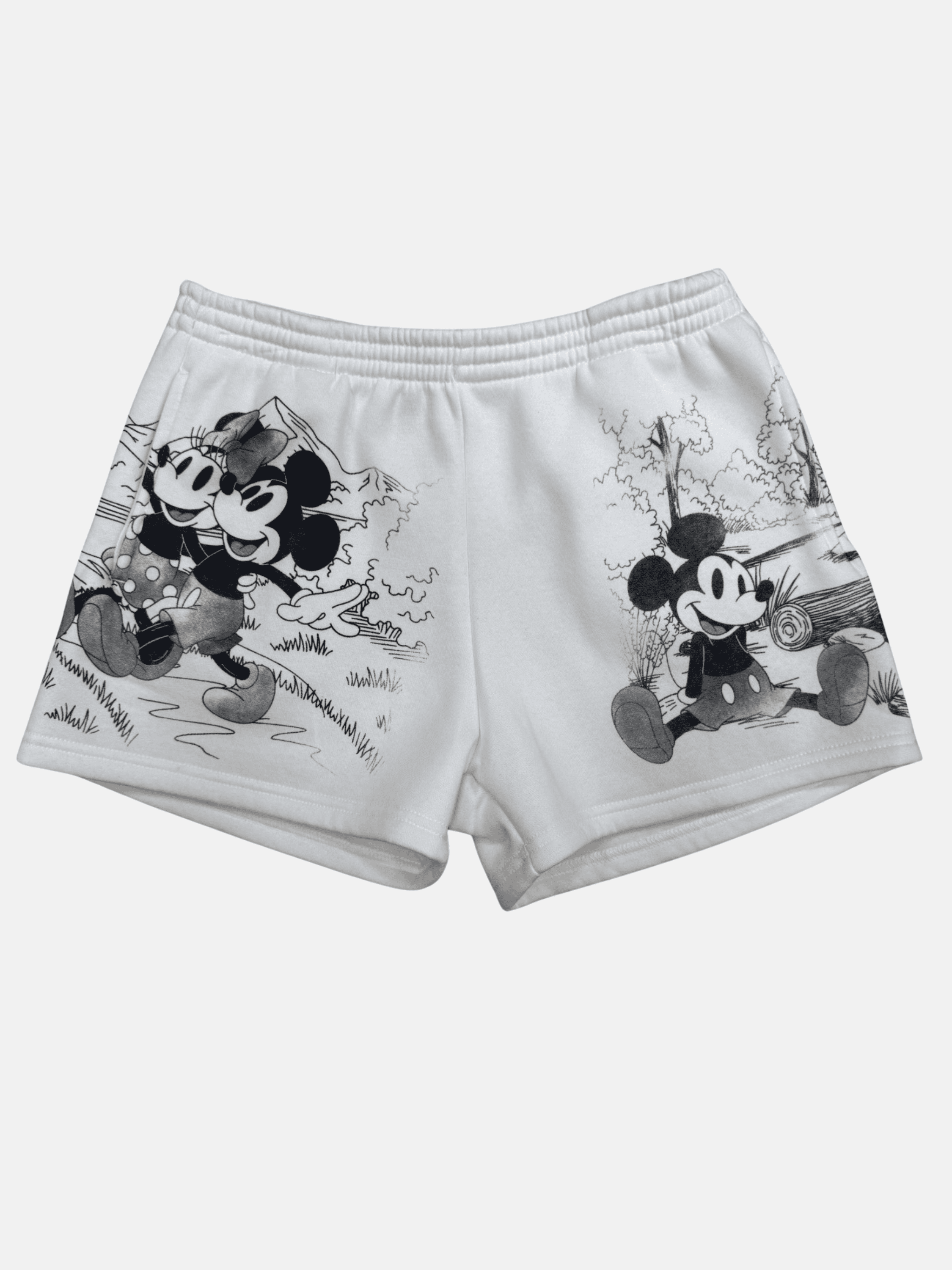 Disney Jr Notched Side Shorts Mickey Minnie Advent