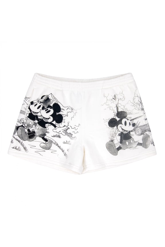 Jr Notched Side Shorts Mickey Minnie Advent
